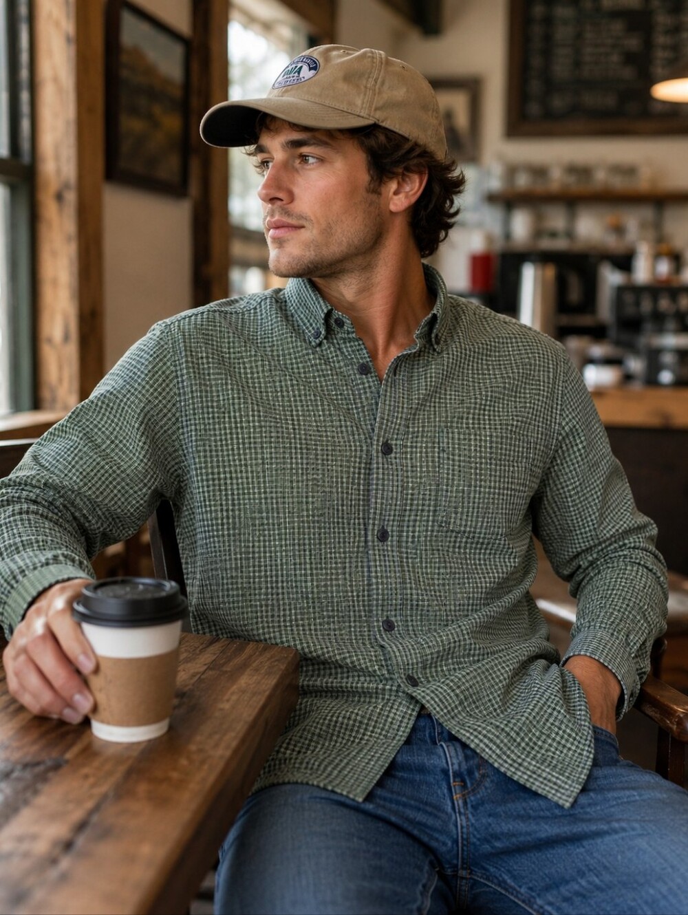 Columbia Sportswear Cotton Button Down Long Sleeve- Size Small